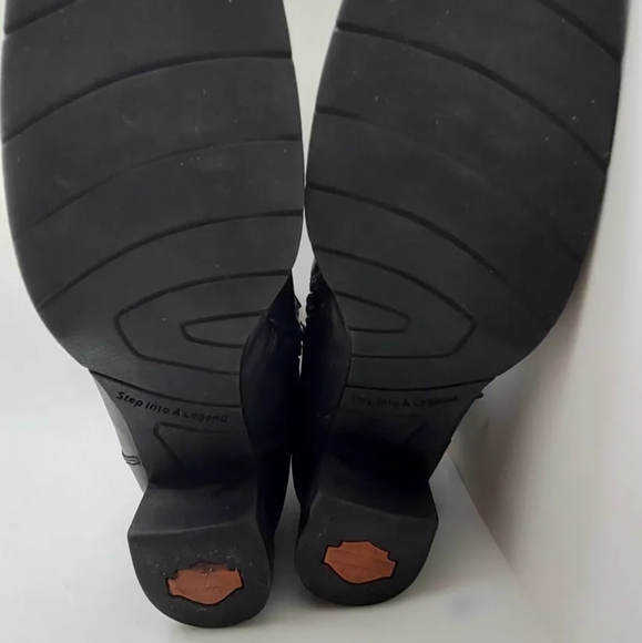 Harley Davidson Motorcycle Biker Boot Heel - Picture 6 of 6